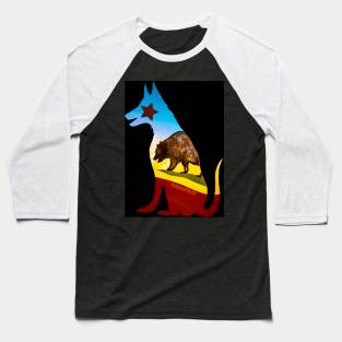 Cali Dog Baseball T-Shirt